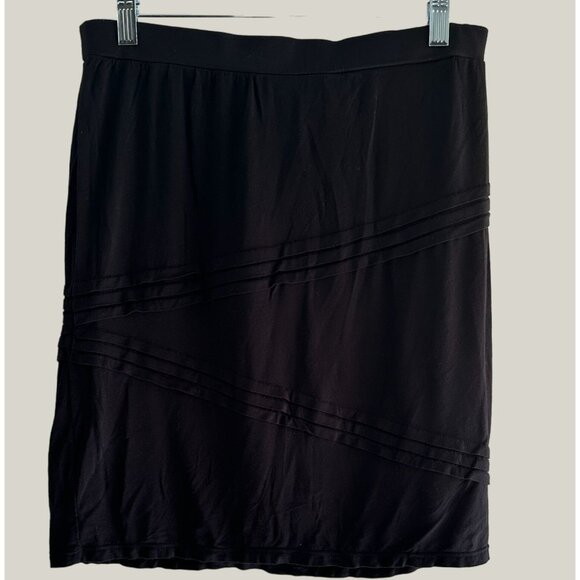Max Edition Women's Skirt Viscose & Spandex Black  Size M - Picture 1 of 6